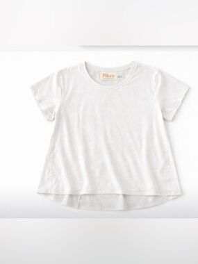 Pilcro White Short Sleeve flowy fit Crew Tee